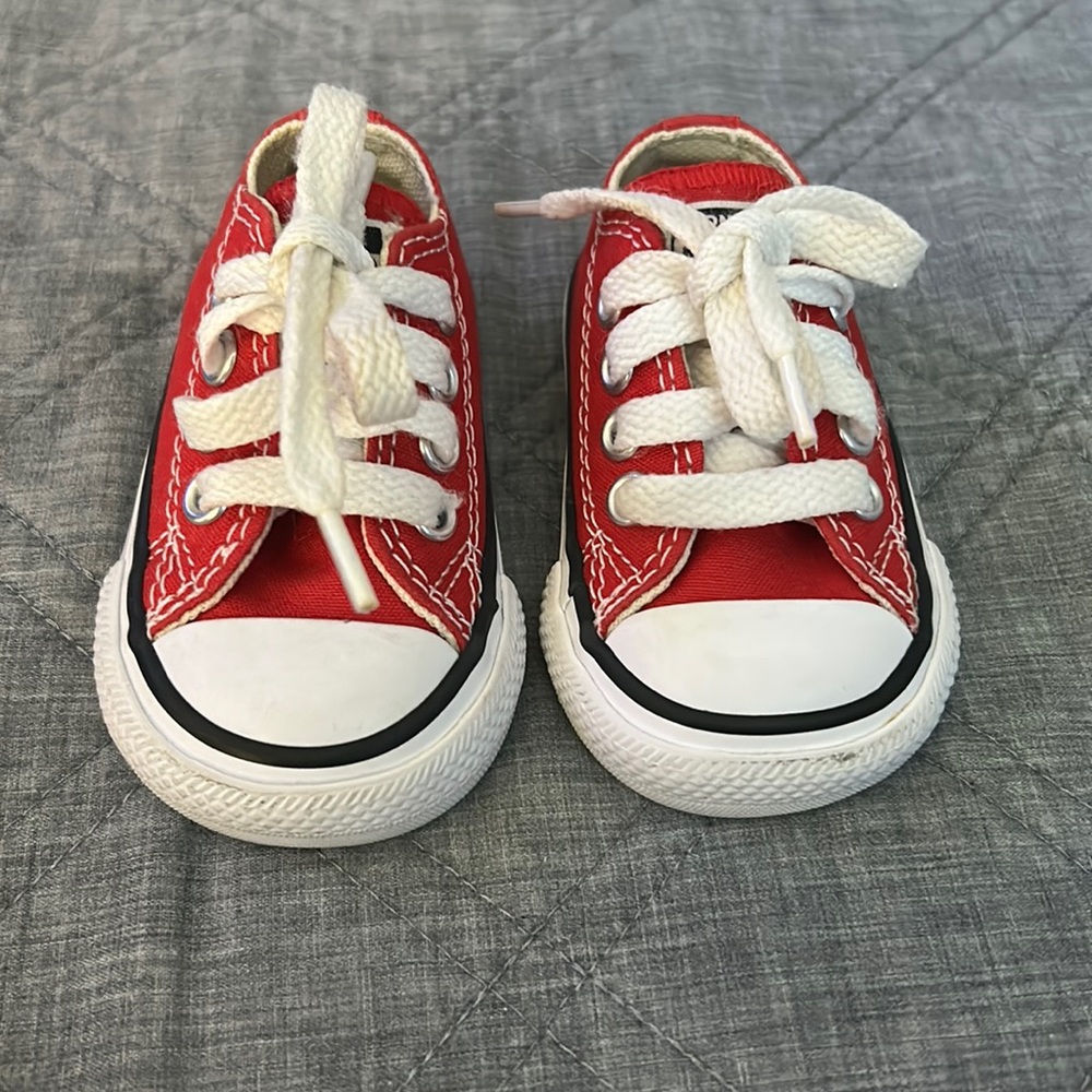 Toddler Red Converse size 2